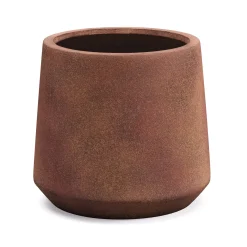 Zayd Short Indoor/Outdoor Planter - Molten