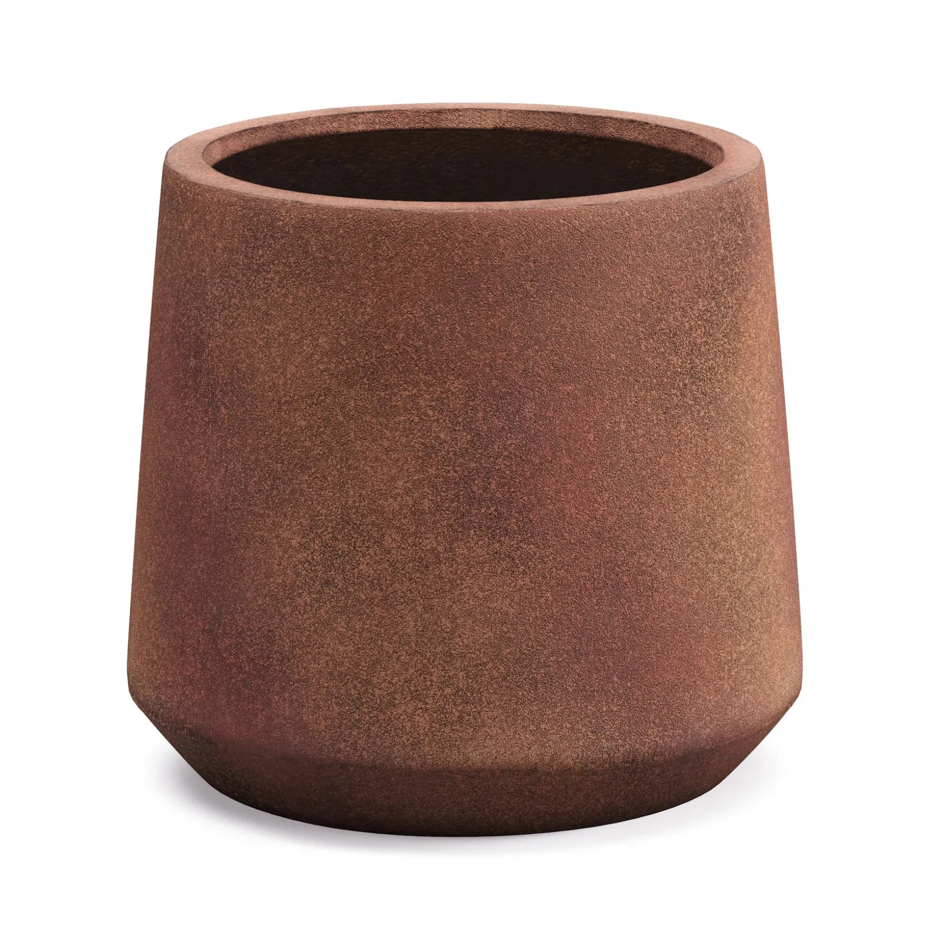 Zayd Short Indoor/Outdoor Planter - Molten