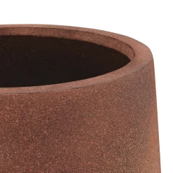 Zayd Short Indoor/Outdoor Planter - Molten