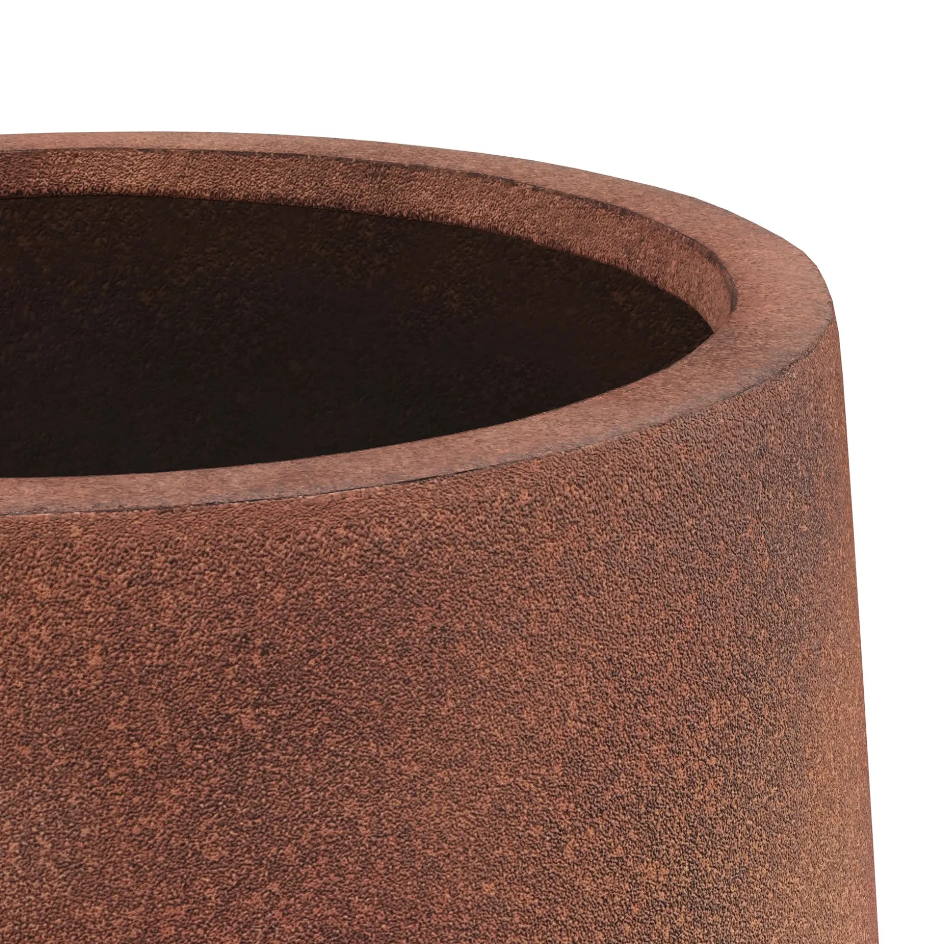 Zayd Short Indoor/Outdoor Planter - Molten