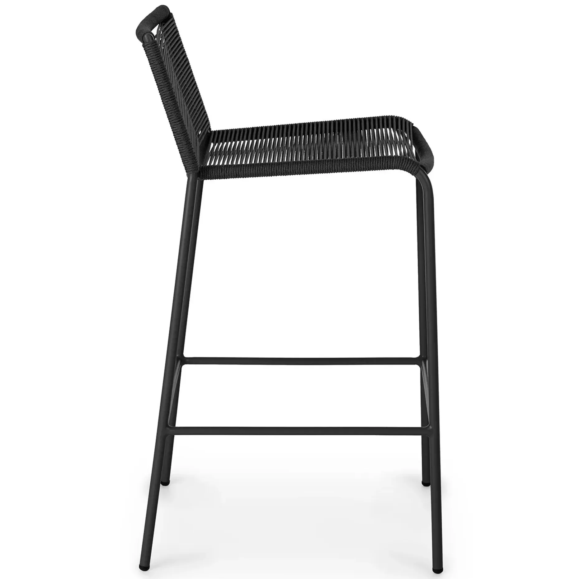 Zina Outdoor Bar Stool - Ember Black