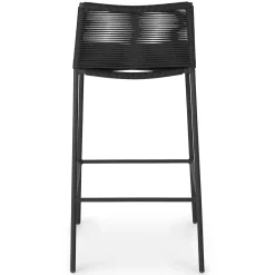 Zina Outdoor Bar Stool - Ember Black