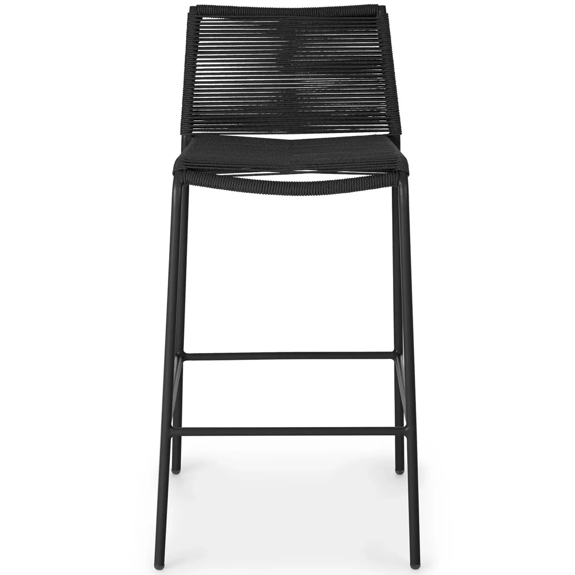 Zina Outdoor Bar Stool - Ember Black