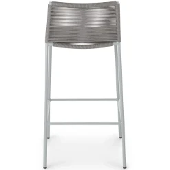 Zina Outdoor Bar Stool - Heathered Gray
