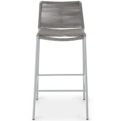 Zina Outdoor Bar Stool - Heathered Gray