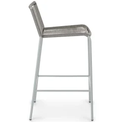 Zina Outdoor Bar Stool - Heathered Gray