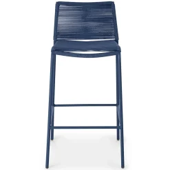 Zina Outdoor Bar Stool - Indigo Blue
