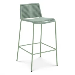 Zina Outdoor Bar Stool - Khaki Green