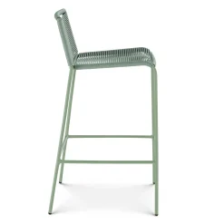 Zina Outdoor Bar Stool - Khaki Green