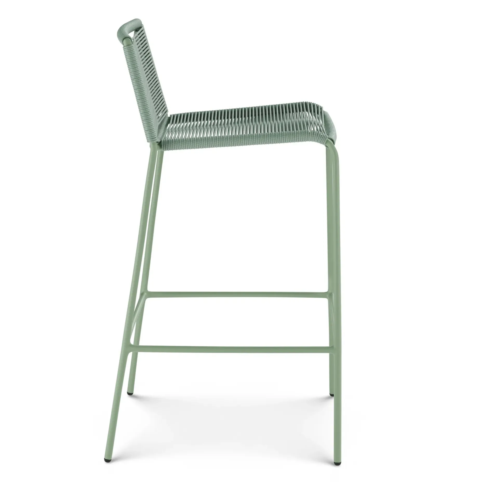 Zina Outdoor Bar Stool - Khaki Green