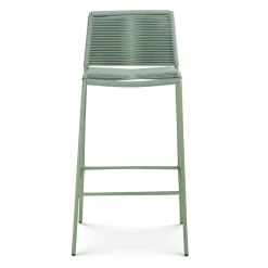Zina Outdoor Bar Stool - Khaki Green