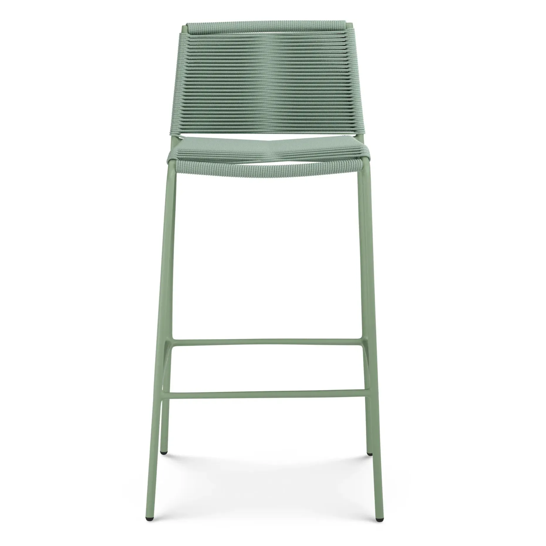 Zina Outdoor Bar Stool - Khaki Green