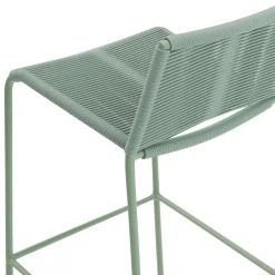 Zina Outdoor Bar Stool - Khaki Green