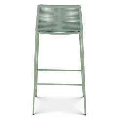 Zina Outdoor Bar Stool - Khaki Green