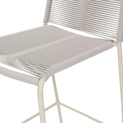 Zina Outdoor Bar Stool - Taupe