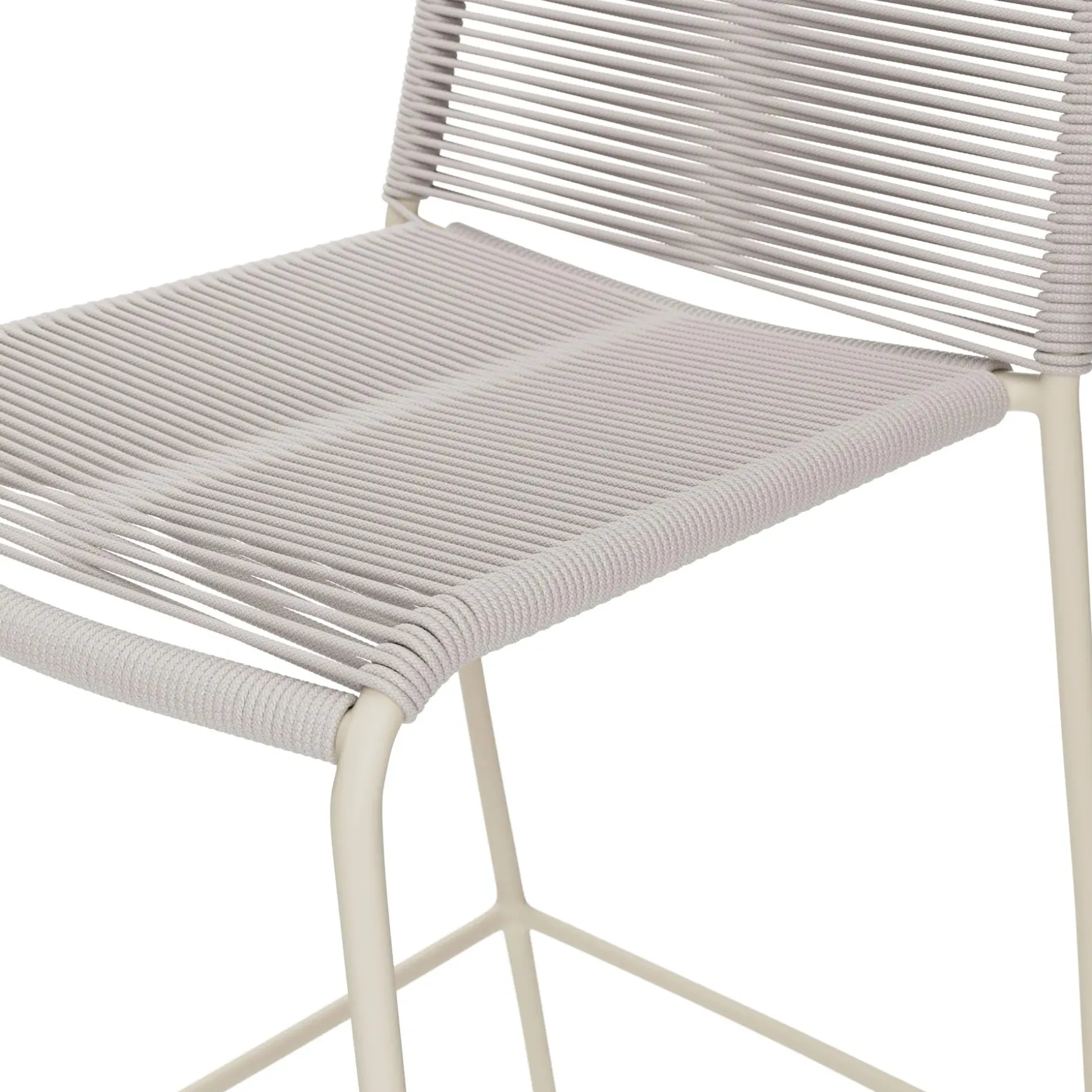 Zina Outdoor Bar Stool - Taupe