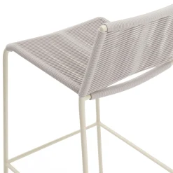 Zina Outdoor Bar Stool - Taupe