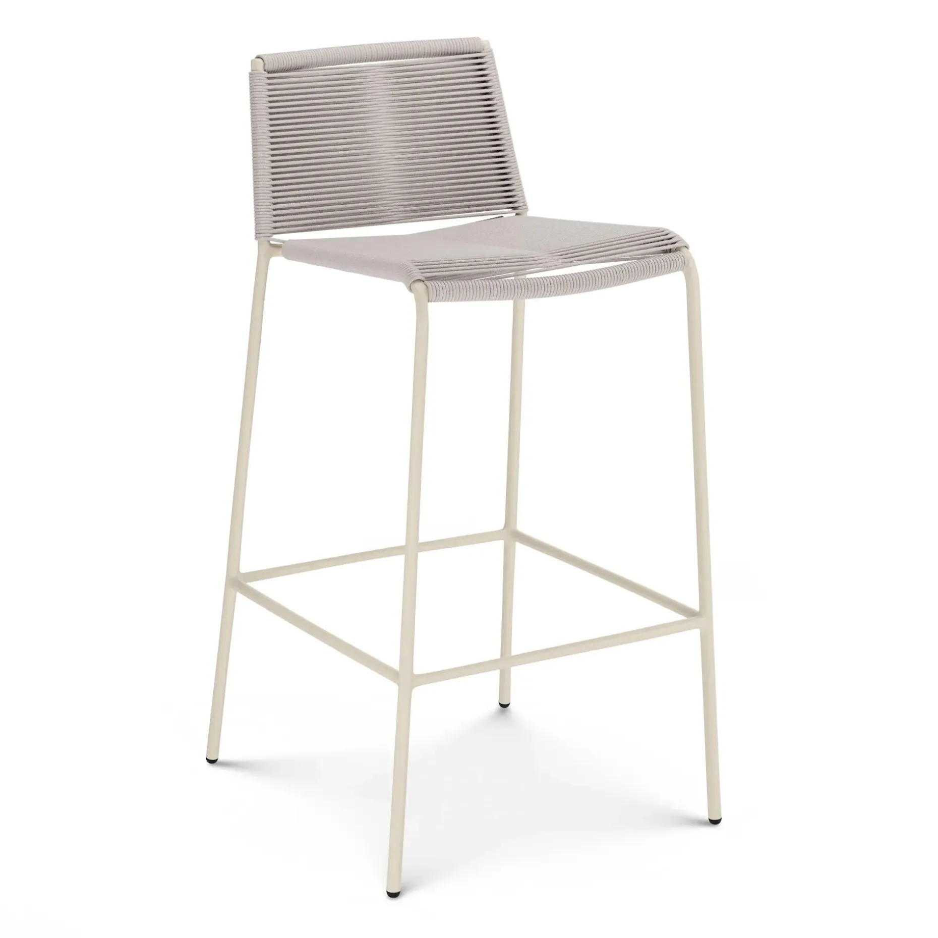 Zina Outdoor Bar Stool - Taupe