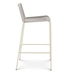Zina Outdoor Bar Stool - Taupe