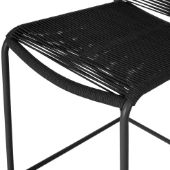 Zina Outdoor Counter Stool - Ember Black