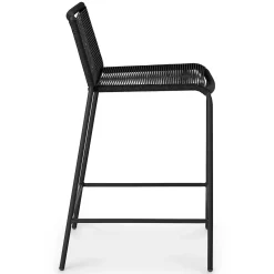 Zina Outdoor Counter Stool - Ember Black