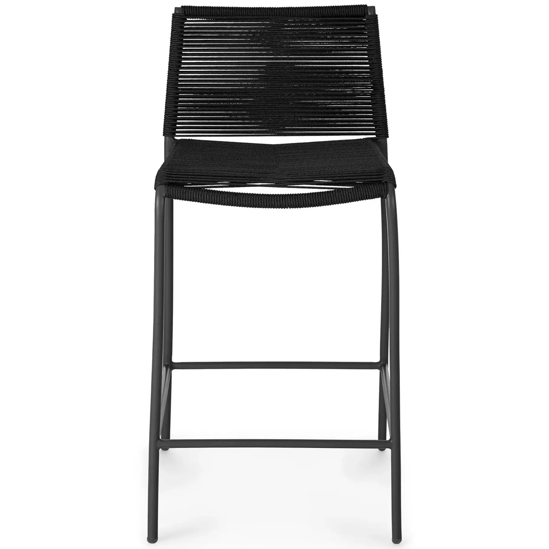 Zina Outdoor Counter Stool - Ember Black