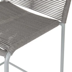 Zina Outdoor Counter Stool - Heathered Gray