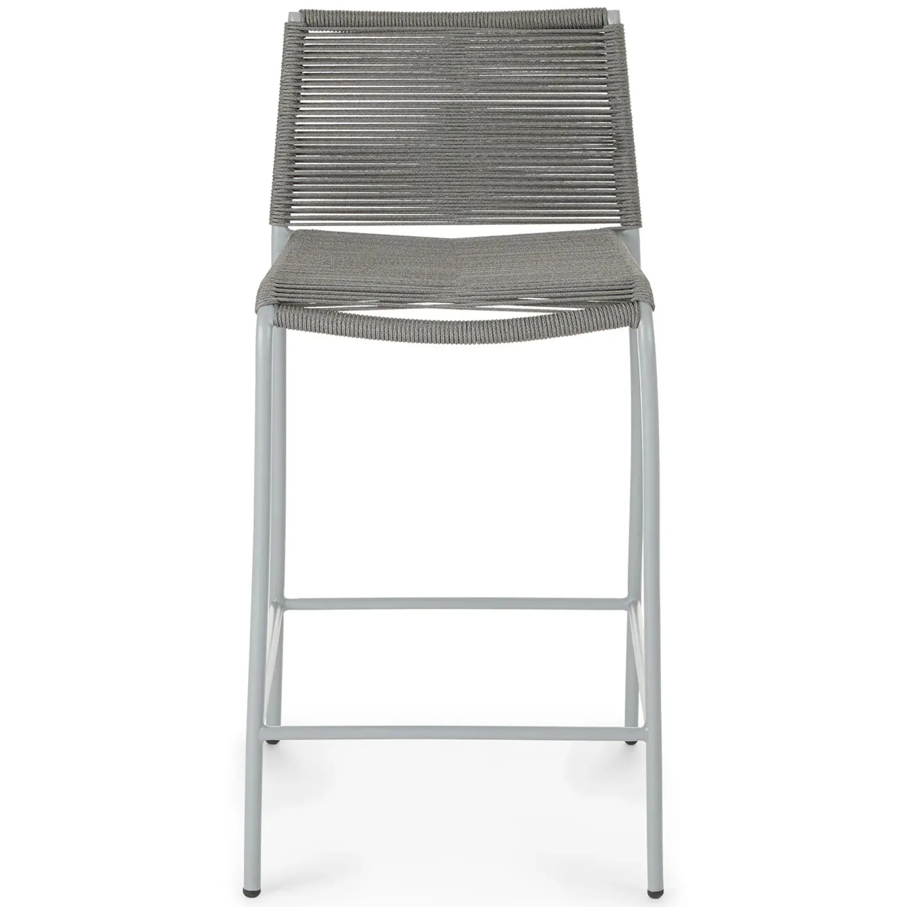 Zina Outdoor Counter Stool - Heathered Gray