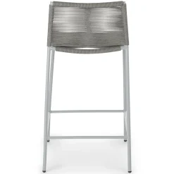 Zina Outdoor Counter Stool - Heathered Gray