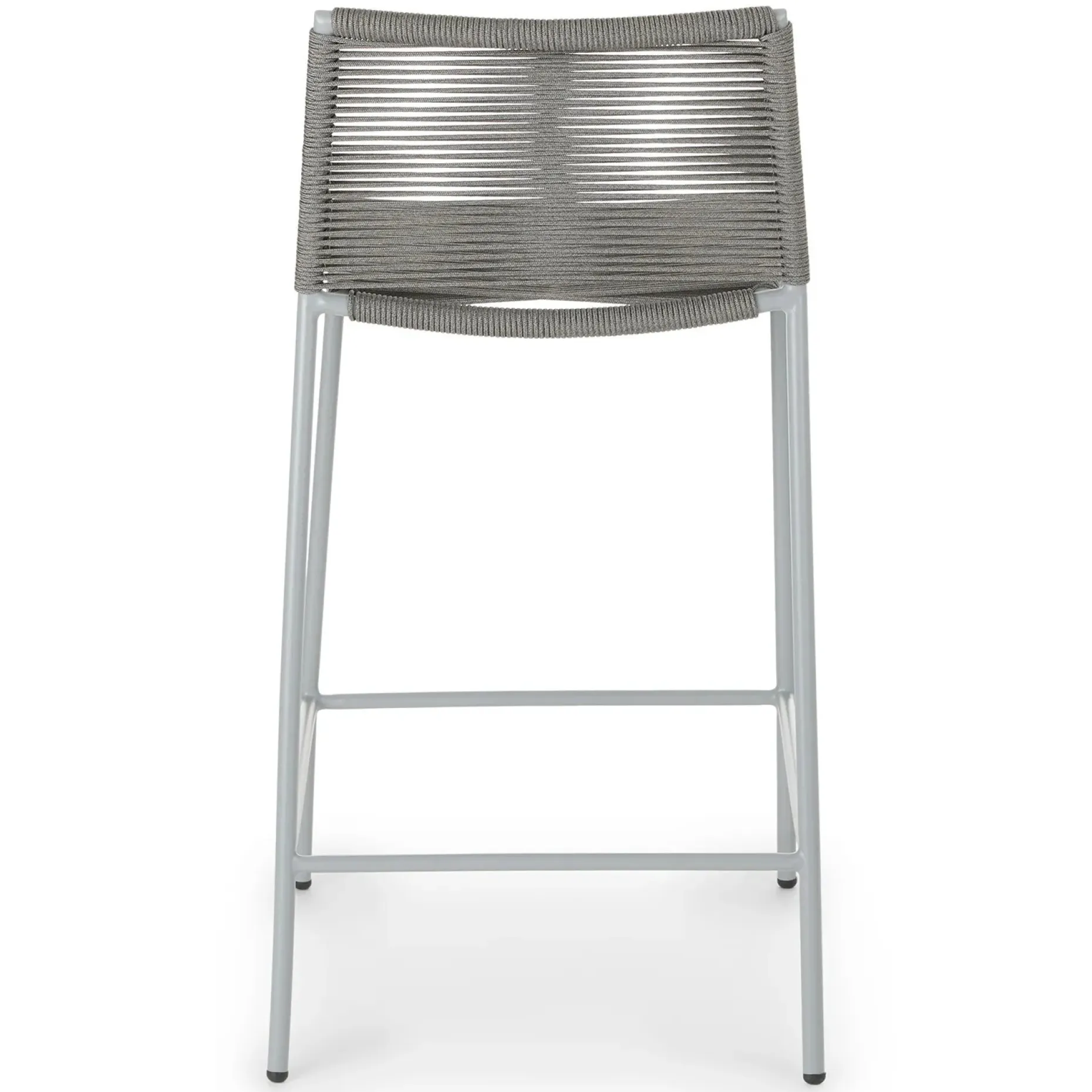 Zina Outdoor Counter Stool - Heathered Gray