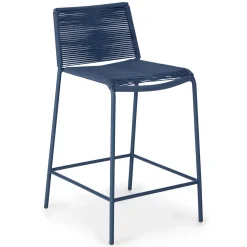Zina Outdoor Counter Stool - Indigo Blue