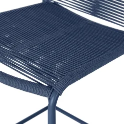 Zina Outdoor Counter Stool - Indigo Blue