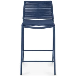 Zina Outdoor Counter Stool - Indigo Blue
