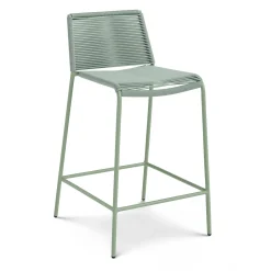 Zina Outdoor Counter Stool - Khaki Green