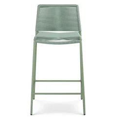 Zina Outdoor Counter Stool - Khaki Green