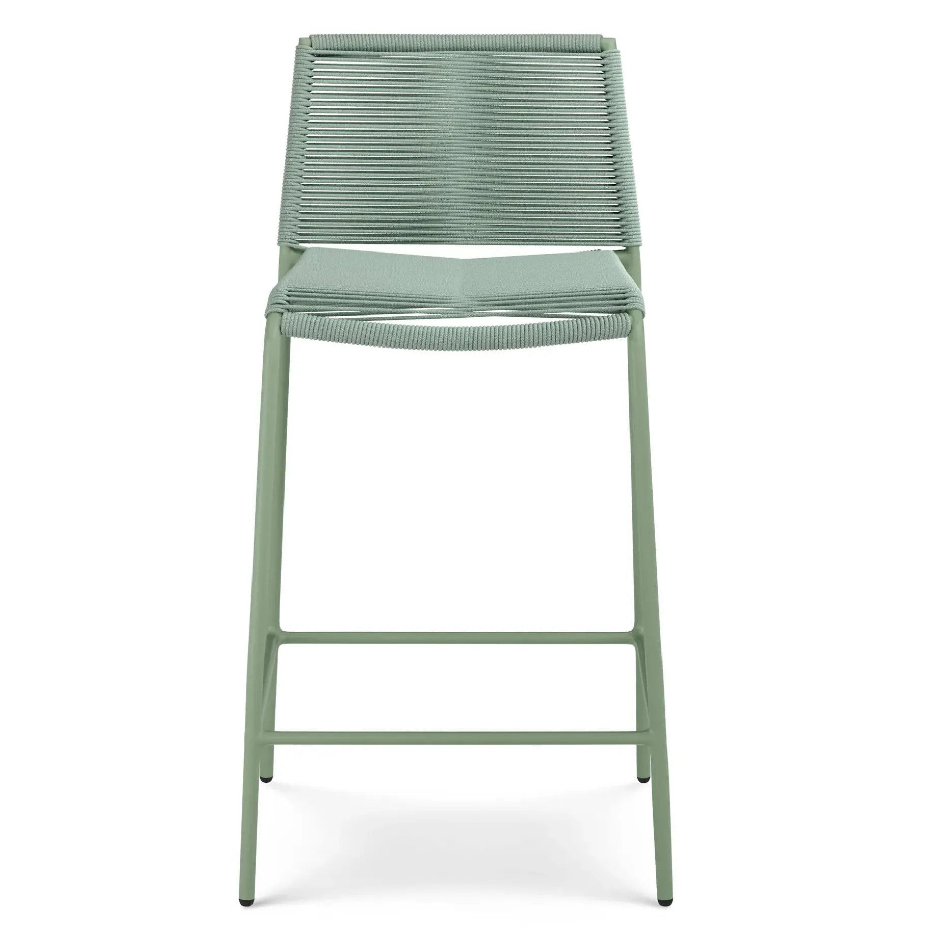 Zina Outdoor Counter Stool - Khaki Green