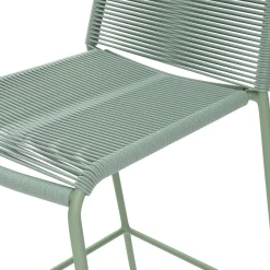Zina Outdoor Counter Stool - Khaki Green