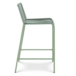 Zina Outdoor Counter Stool - Khaki Green
