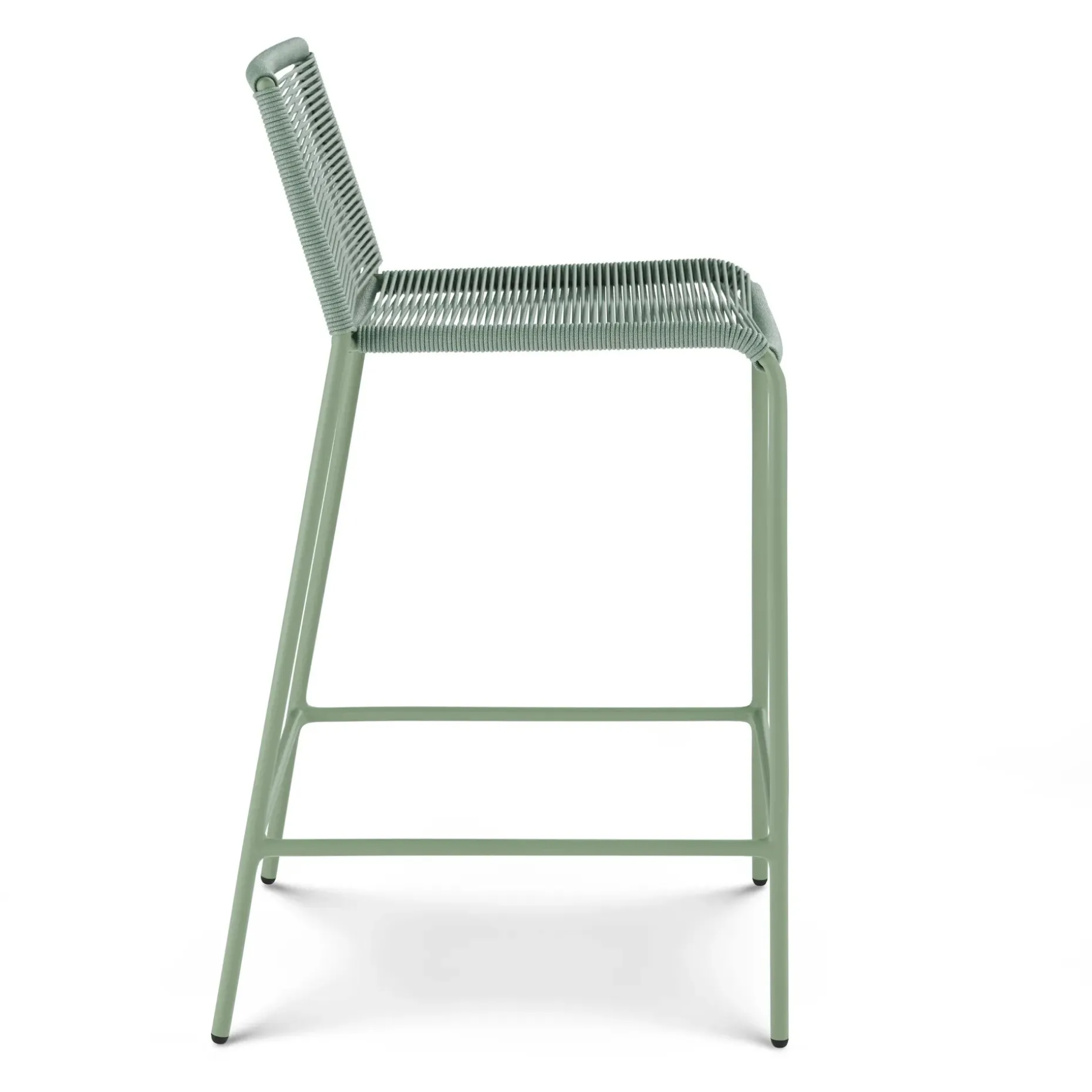 Zina Outdoor Counter Stool - Khaki Green