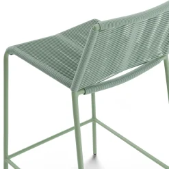 Zina Outdoor Counter Stool - Khaki Green