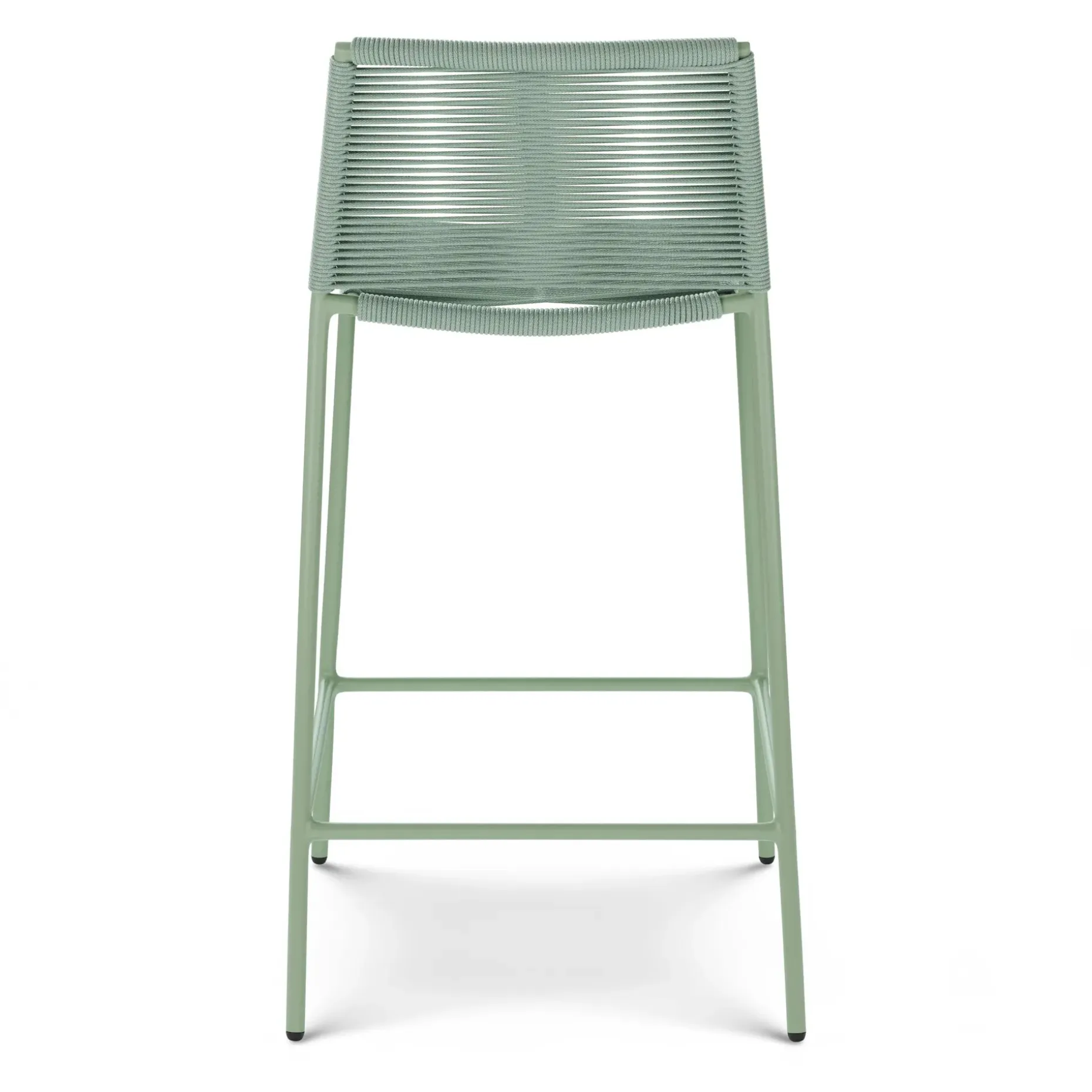 Zina Outdoor Counter Stool - Khaki Green