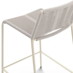 Zina Outdoor Counter Stool - Taupe