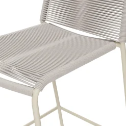 Zina Outdoor Counter Stool - Taupe