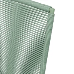 Zina Outdoor Stackable Dining Chair - Khaki Green