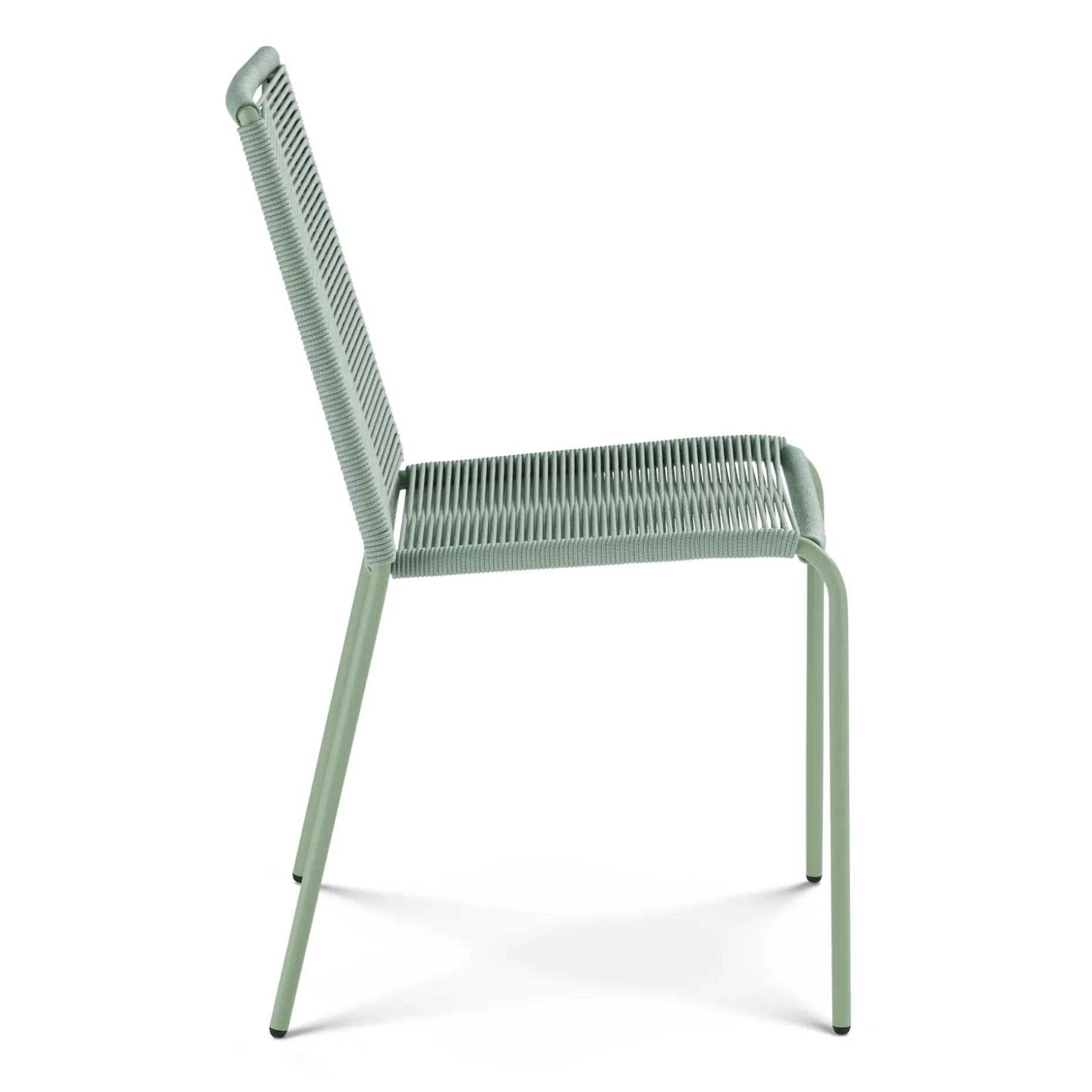 Zina Outdoor Stackable Dining Chair - Khaki Green