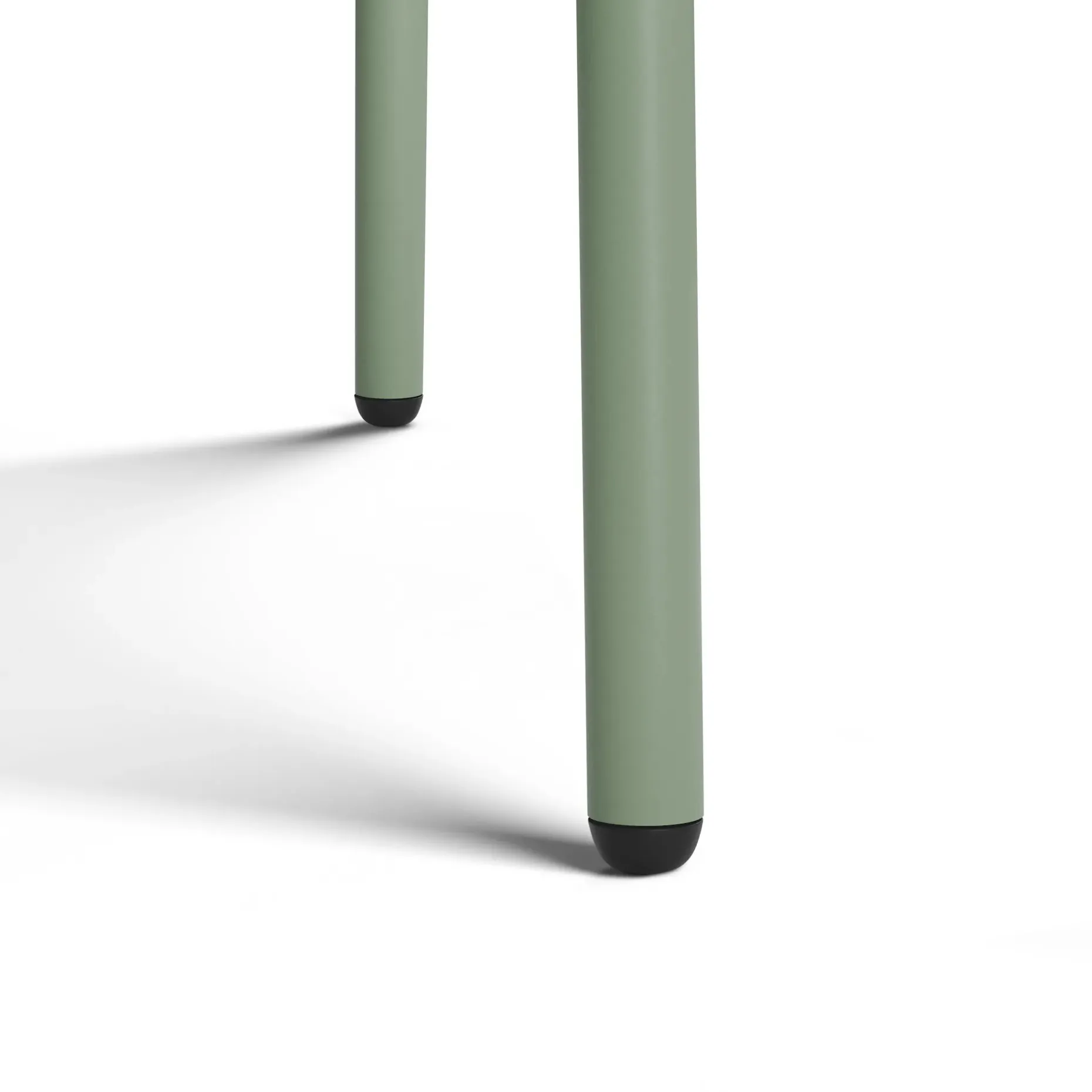 Zina Outdoor Stackable Dining Chair - Khaki Green