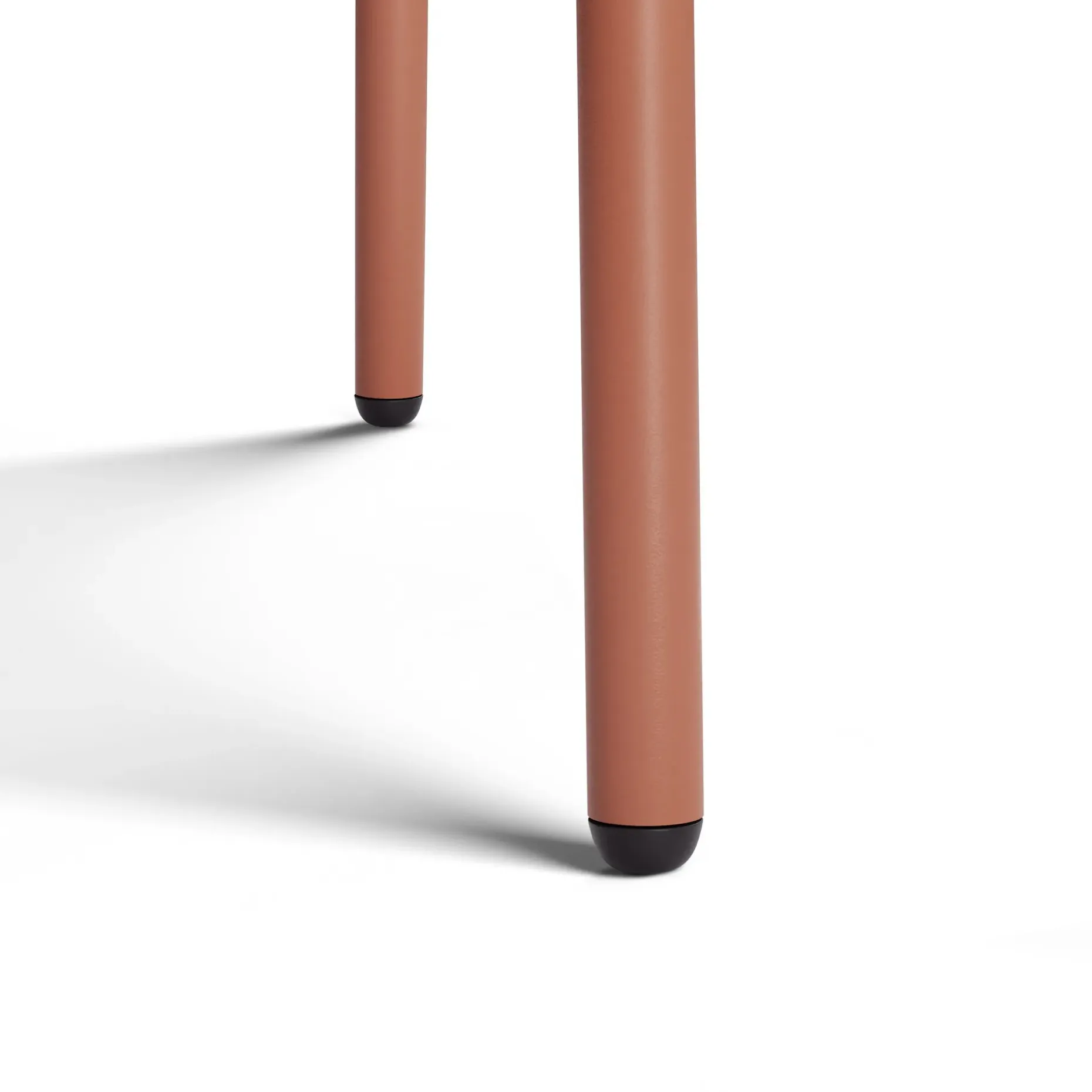 Zina Outdoor Stackable Dining Chair - Ochre Brown
