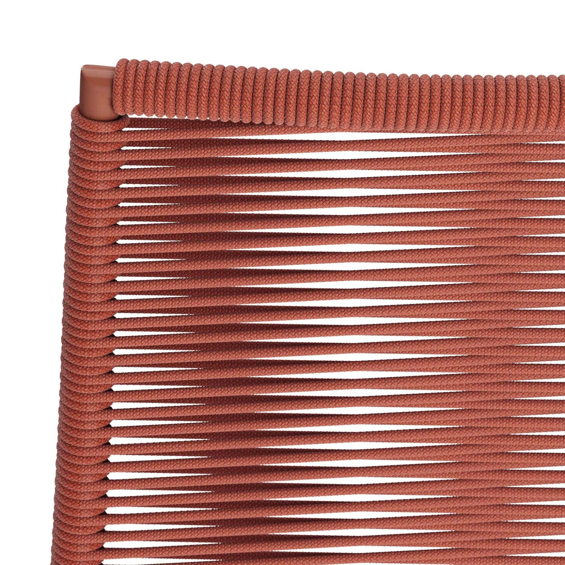 Zina Outdoor Stackable Dining Chair - Ochre Brown
