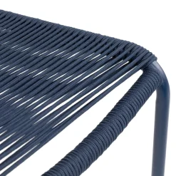 Zina Outdoor Stackable Dining Chair - Indigo Blue