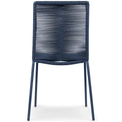 Zina Outdoor Stackable Dining Chair - Indigo Blue